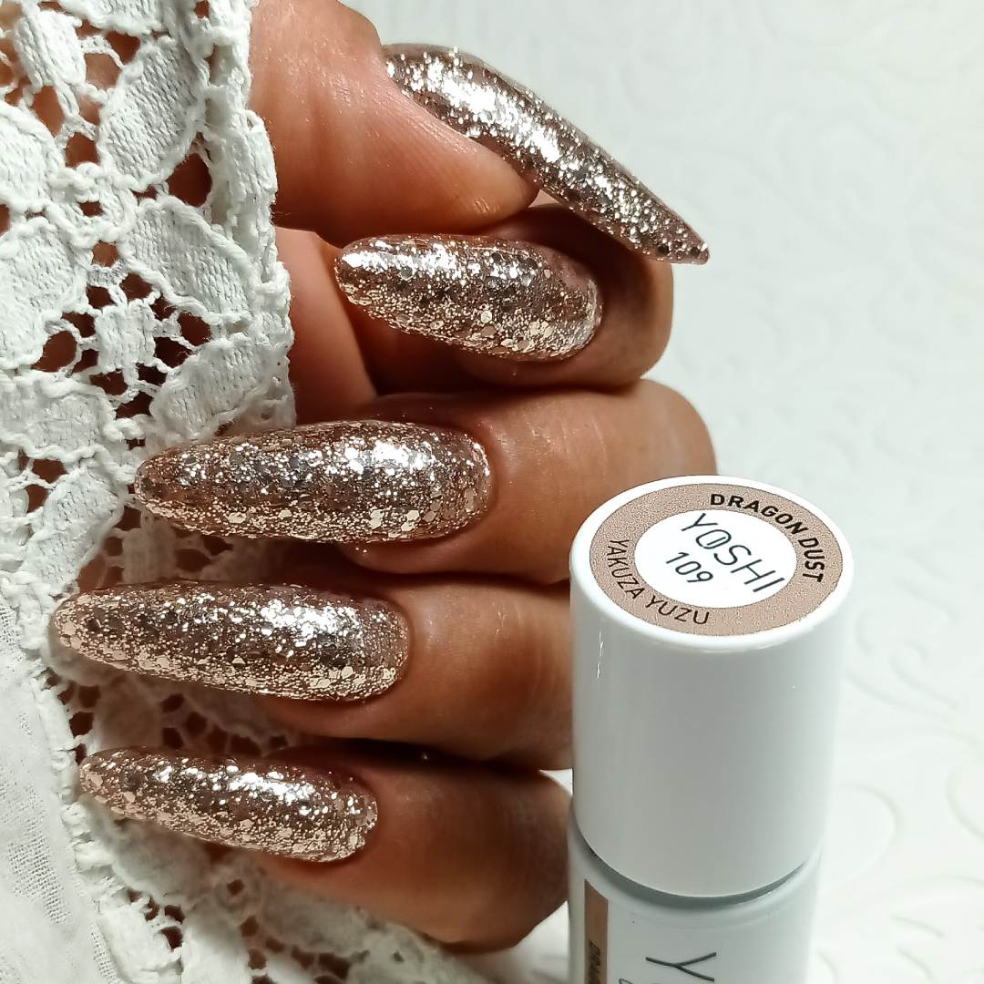 Yoshi UV-Hybrid-Nagellack 109 Dragon Dust, 6 ml