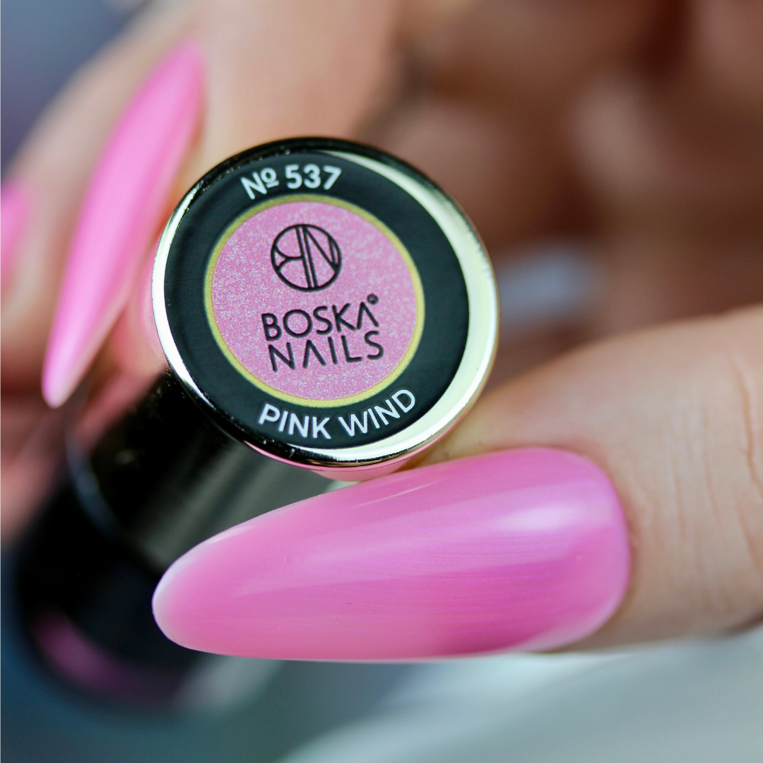Boska Nails Hybrid-Nagellack 537 Pink Wind, natürlicher Look, 6 ml
