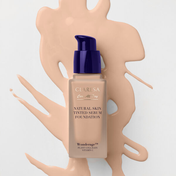 Claresa Natural Skin getöntes Foundation-Serum 2N Medium Neutral