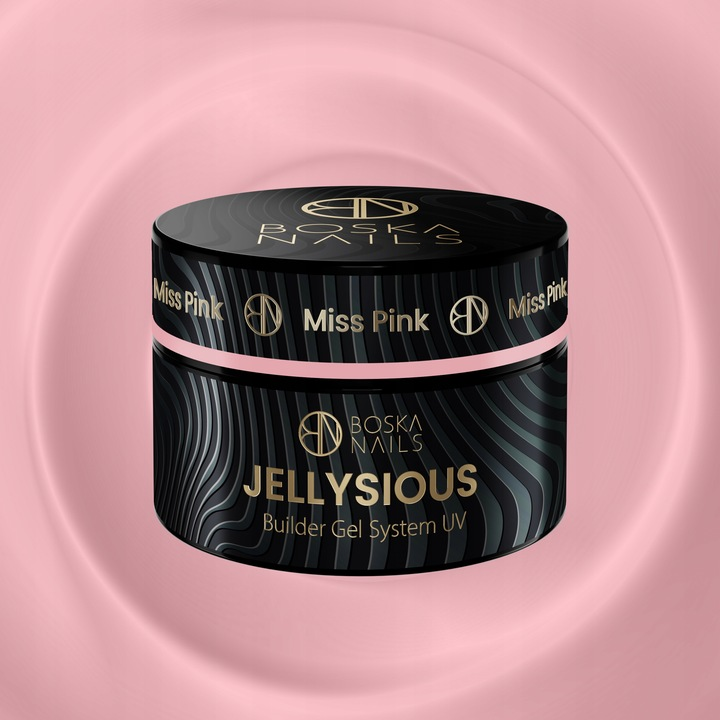 Gelee-Aufbaugel Jellysious Miss Pink für Nägel Boska Nails 50ml
