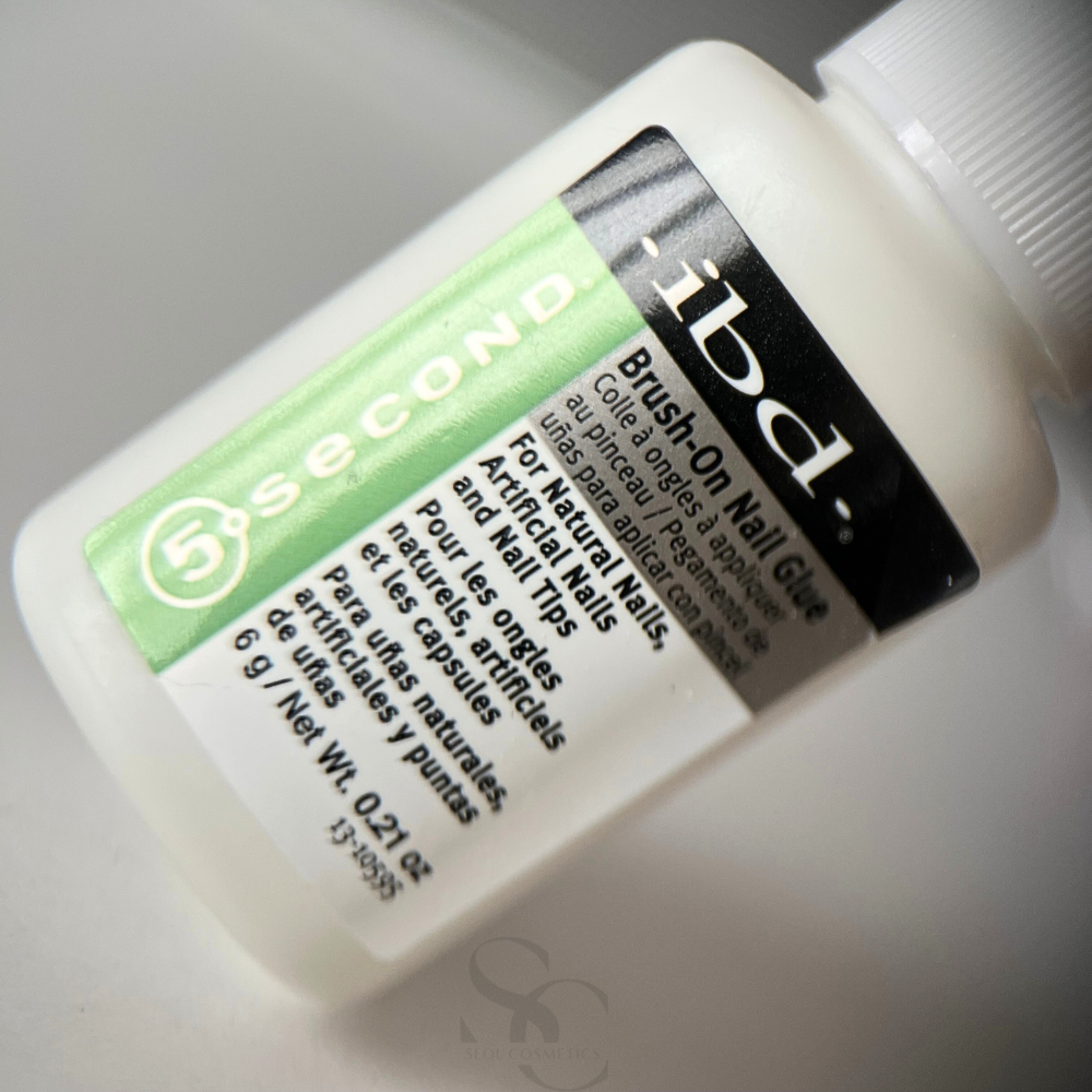 IBD Brush On Nail Glue Gel 5 Sekunden Tipkleber mit Pinsel 6g