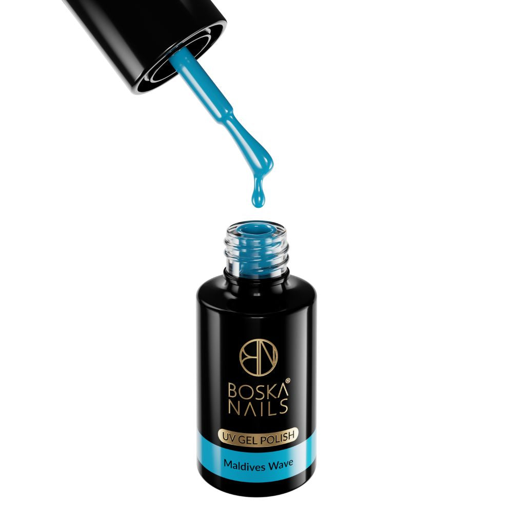 Boska Nails Hybrid-Nagellack 422 Maldives Wave Blue, 6 ml