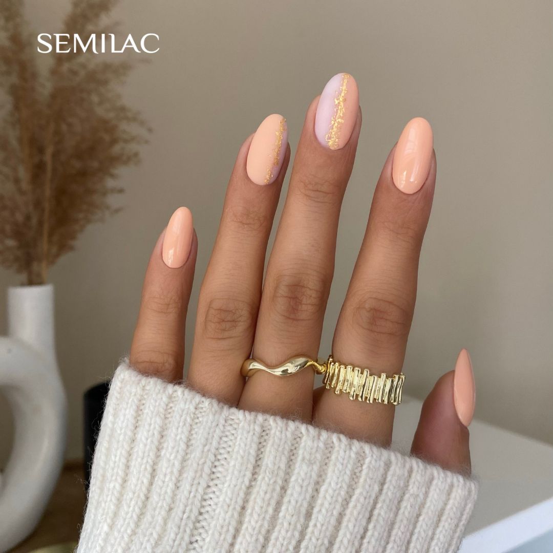 SEMILAC 415 Sahara Sand Storm Hybrid-Nagellack, 7 ml