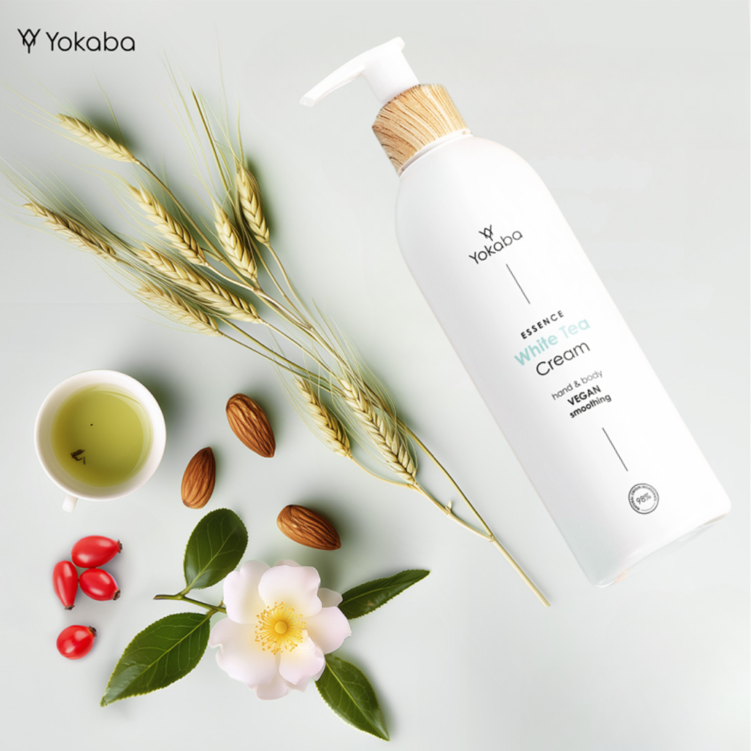 Yokaba Hand- und Körpercreme 240 ml Professionelle Weißteecreme Hand und Körper