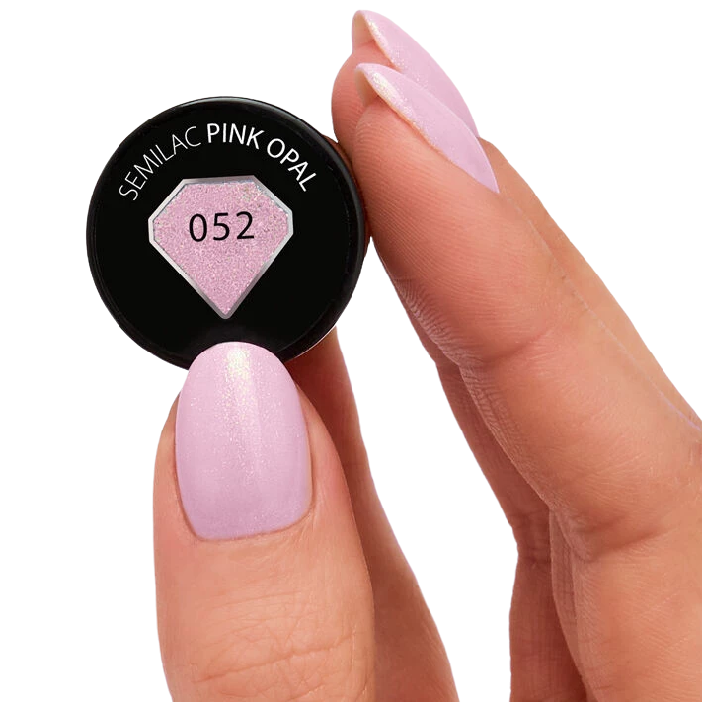 SEMILAC 052 Pink Opal UV-LED-Hybrid-Nagellack, 7 ml