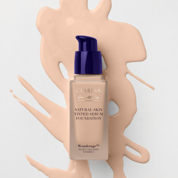 Claresa Natural Skin Getöntes Foundation-Serum 1N Hell Neutral