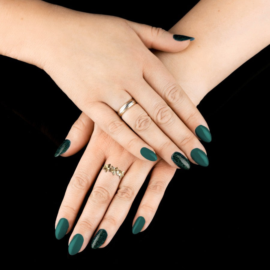 Manica Hybrid-Nagellack 102 Green Mile, LED/UV-Gel-Lack, 10 ml