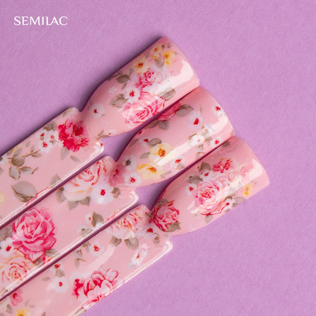 Semilac Nagel-Transferfolie 29 BLUMEN Blumen
