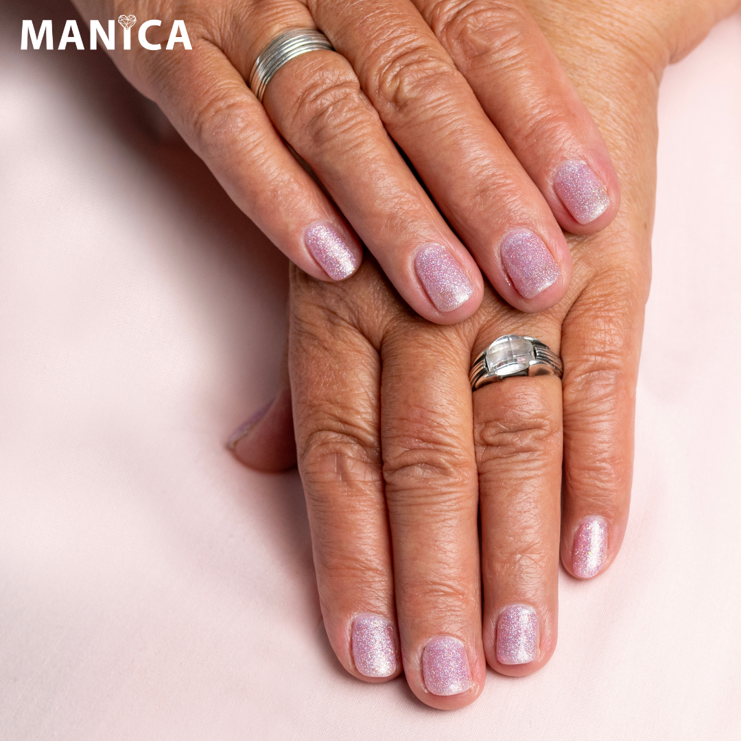 Manica Hybrid-Nagellack 173 Disco Diva, LED/UV-Gel-Lack, 10 ml