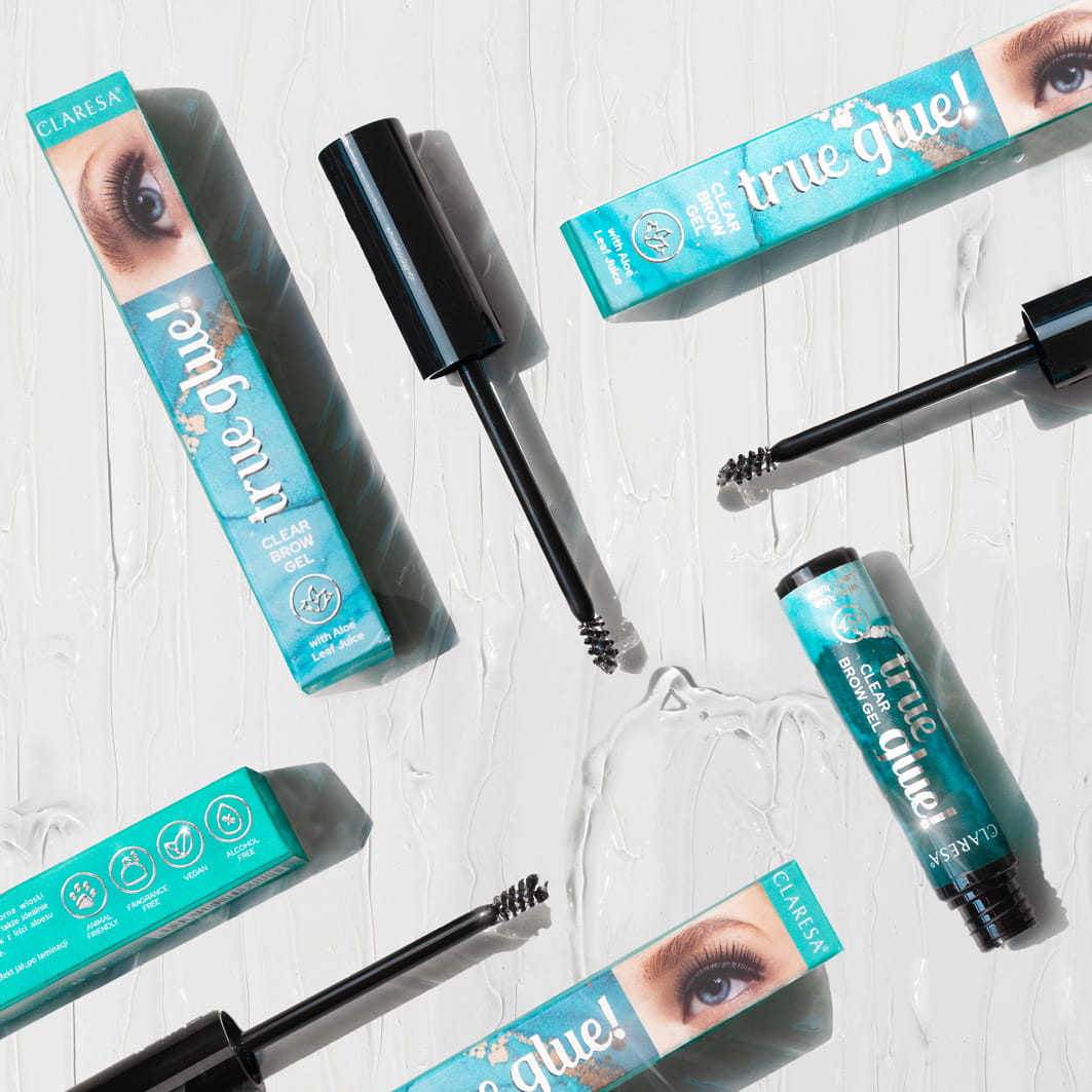 Claresa Augenbrauen-Laminierungsgel True Glue Transparentes Augenbrauen-Styling-Gel