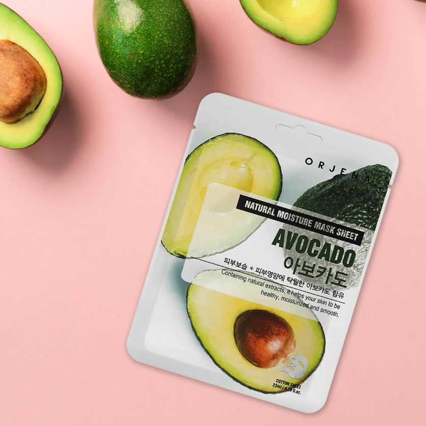 ORJENA Rejuvenating Avocado Sheet Mask Asiatische Gesichtsmaske