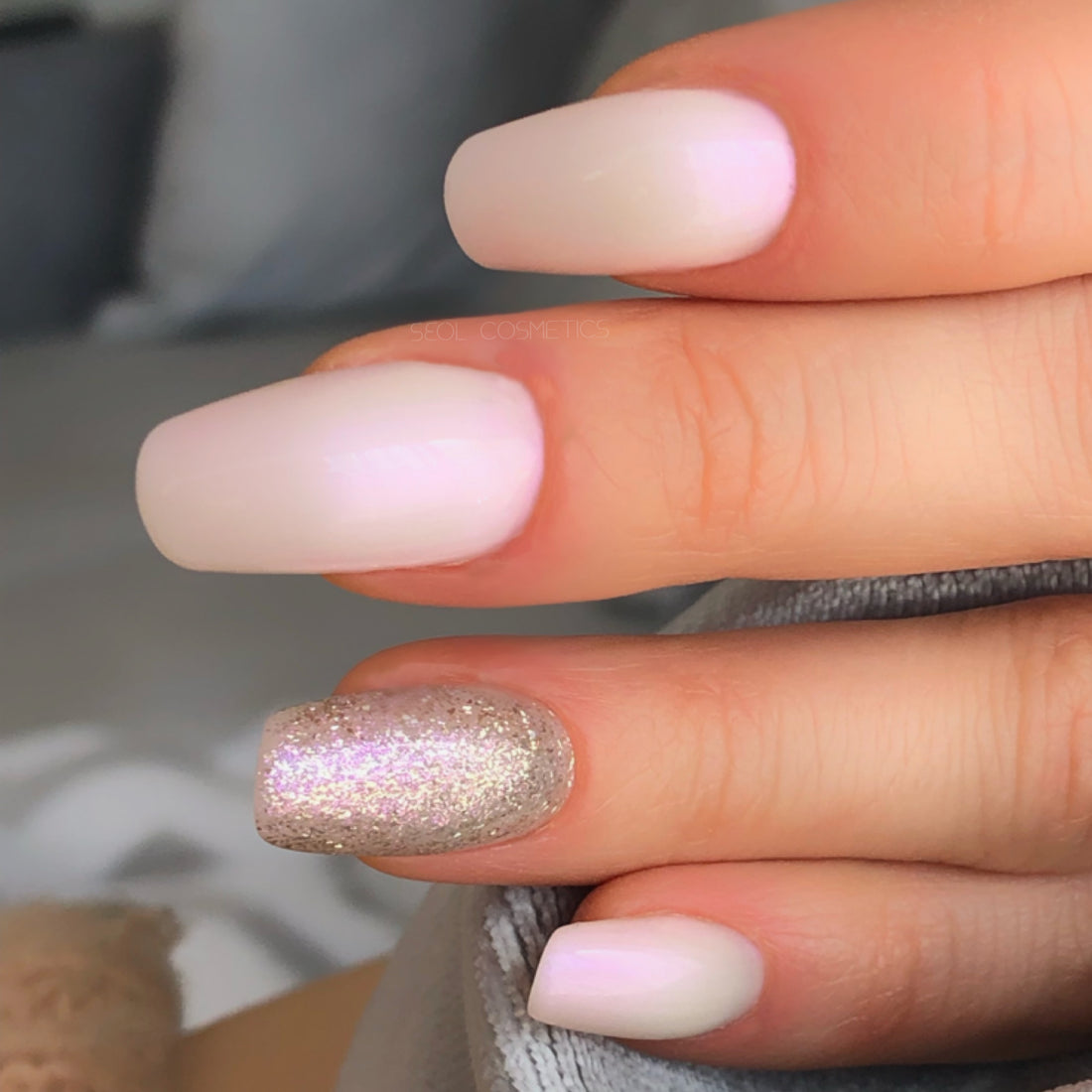 Semilac 218 Hybrid-Nagellack PEARL LILA 7 ml mit Perlglanz