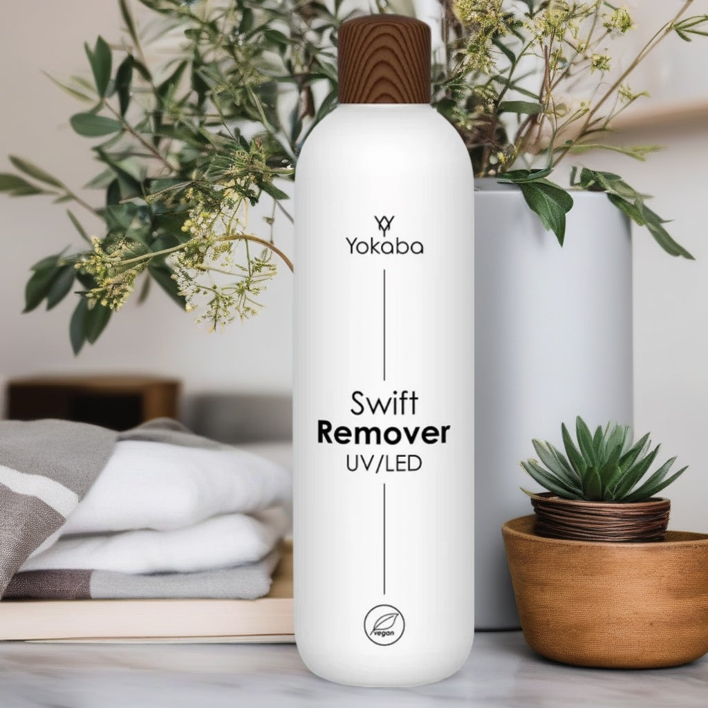 Yokaba Swift Remover zum Entfernen von Hybrid-Gel-Acryl-Lacken, 1000 ml