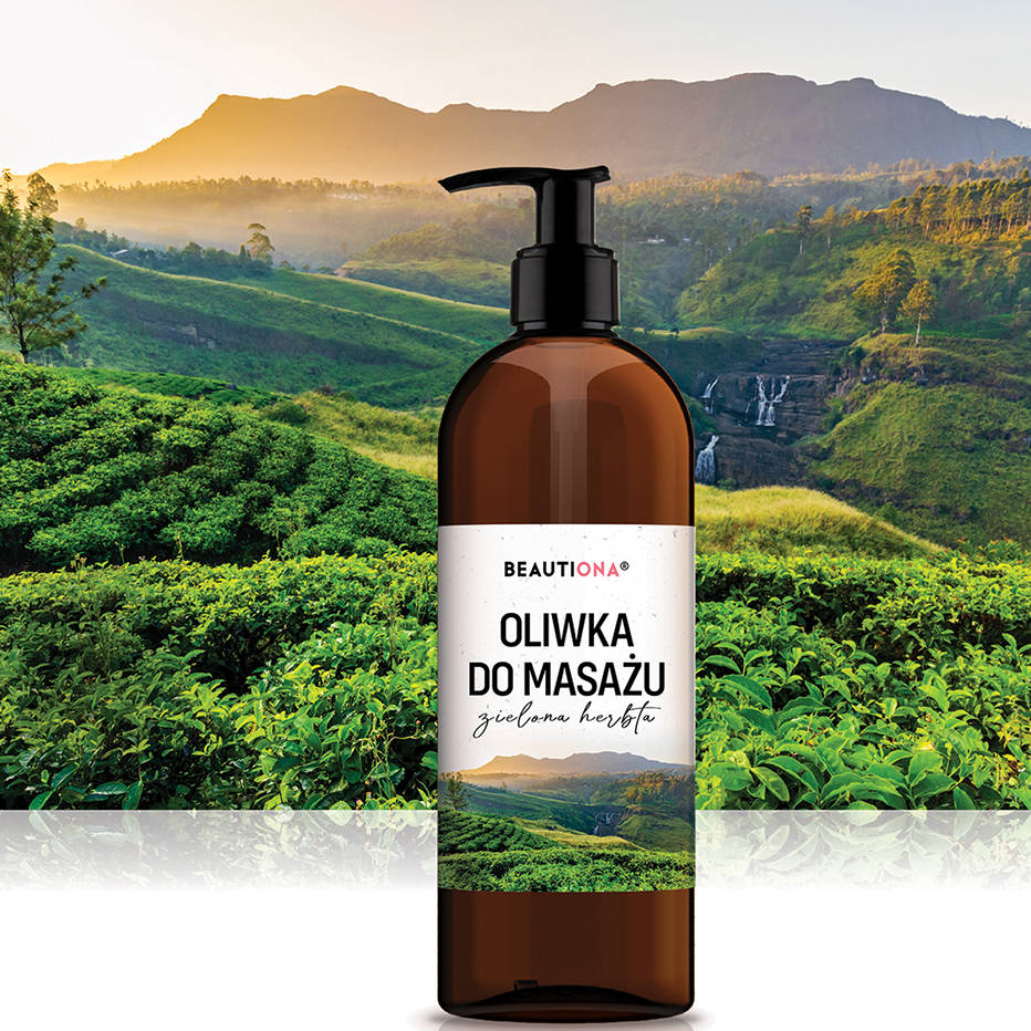 Beautiona Körperöl Massageöl Kobido Tee Grüner Tee 500ml