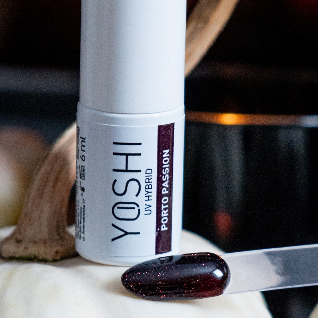 Yoshi UV-Hybrid-Nagellack 150 Porto Passion, Flash-Effekt, 6 ml