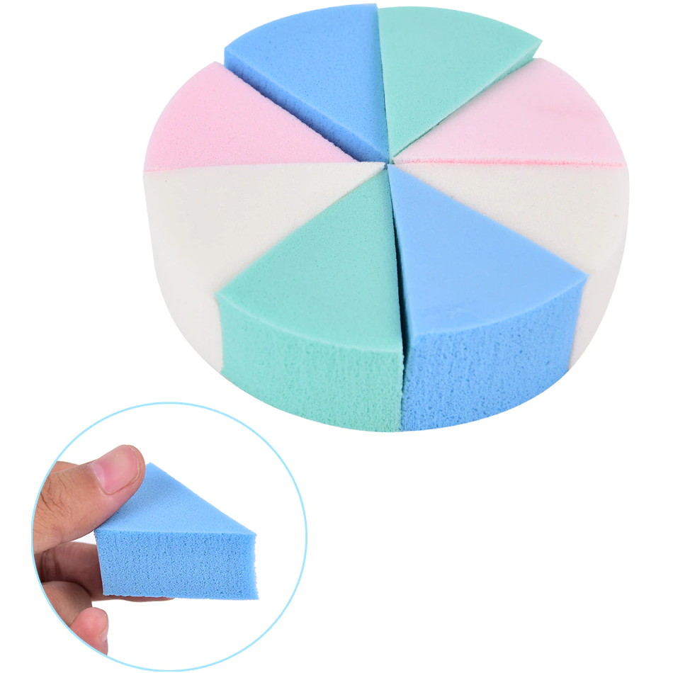 Ombre-Maniküreschwämme aus Latex, 8er-Set für Make-up-Grundlage