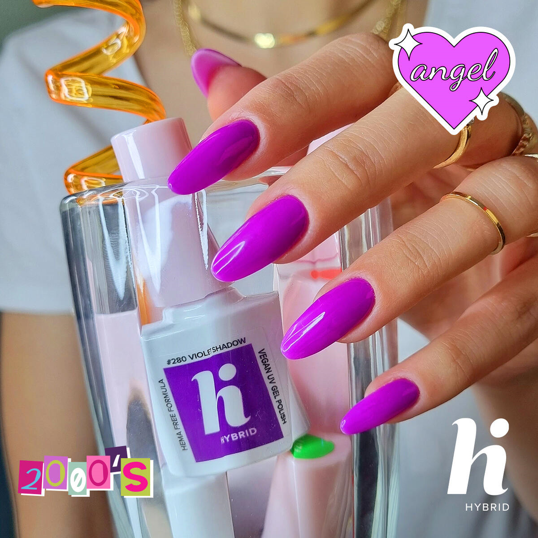 HI HYBRID #280 Hybrid-Nagellack, Violet Shadow, 5 ml