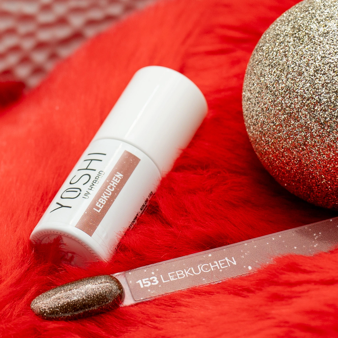 Yoshi UV-Hybrid-Nagellack 153 Lebkuchen Journey of Joy, 6 ml