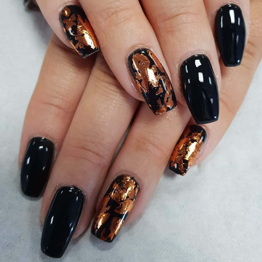 Kupfer-Gold-Transferfolie für Nägel