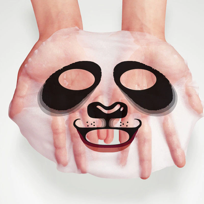 Set aus Gesichtsmaske + Kosmetik-Stirnband Panda-Set Maske Mond'Sub