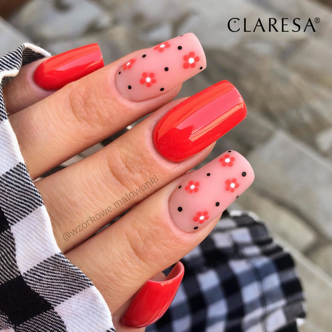 Claresa Hybrid Nagellack ROT 400