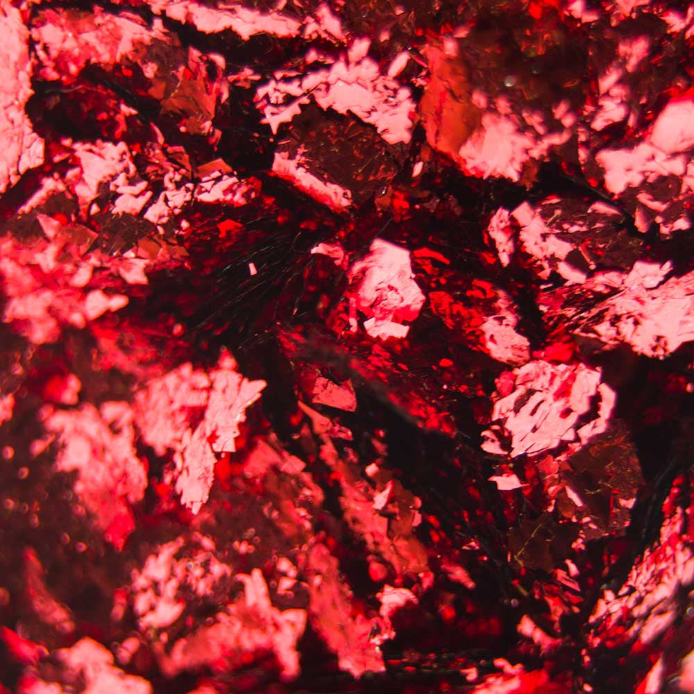 METALLIC ALU FLAKES roter Staub Nr. 5