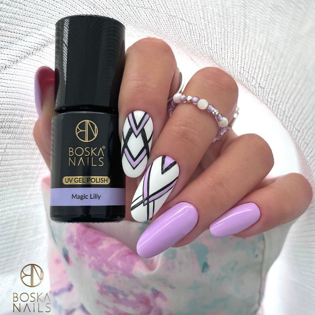 Boska Nails Hybrid Nagellack 409 Magic Lilly Lila 6ml