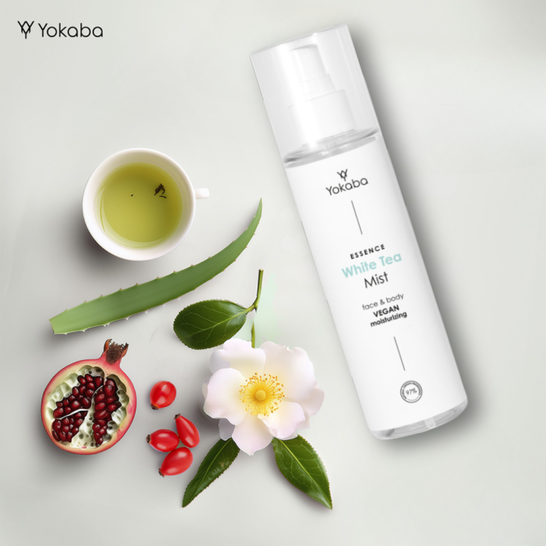 Yokaba Weißer Tee Körperpflegeset Creme + Nebel + Öl Geschenkset
