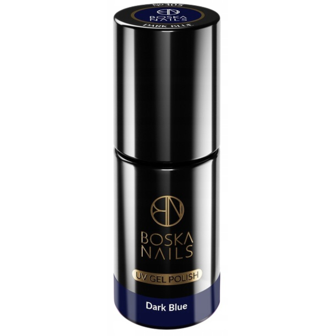 Boska Nails Hybrid-Nagellack 305 Dunkelblau Marineblau, 6 ml