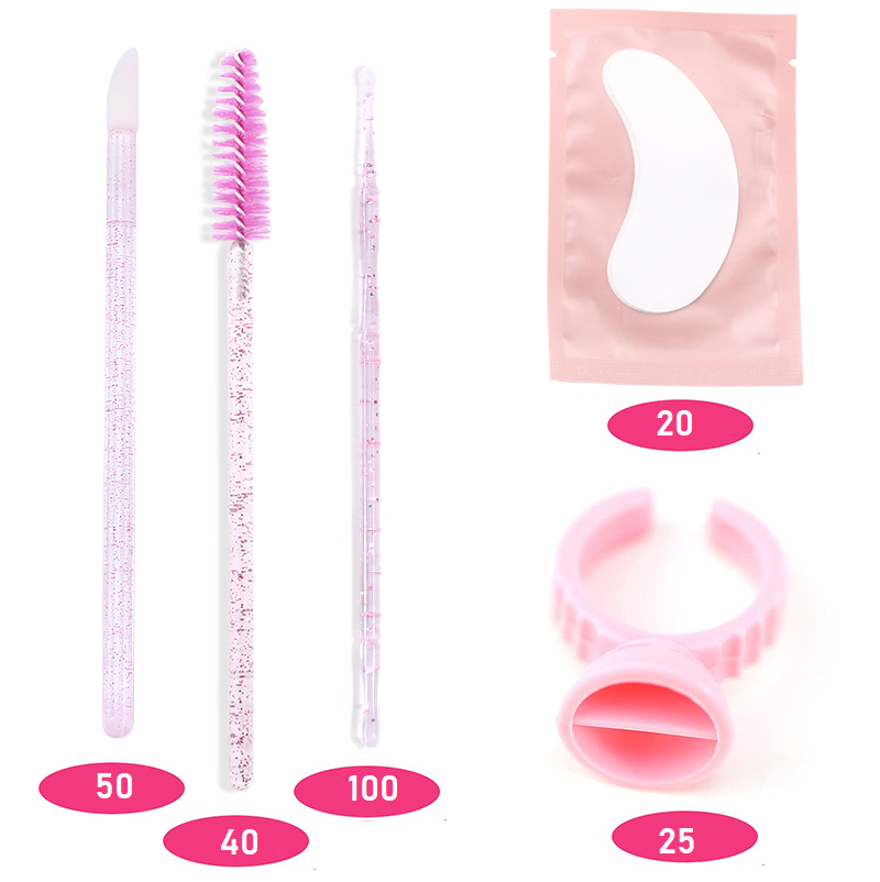 Wimpernverlängerung Starterset in der Box Spiralpads SEOL Cosmetics
