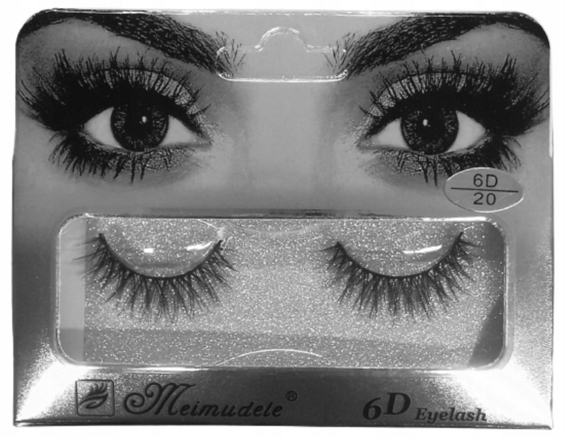 Wimpern am Streifen 3D Effekt / 20 Meimudele Wimpern SEOL Cosmetics