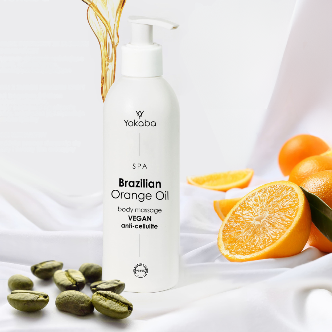 Yokaba SPA Brasilianisches Orange Anti-Cellulite-Massageöl Massageöl 500ml