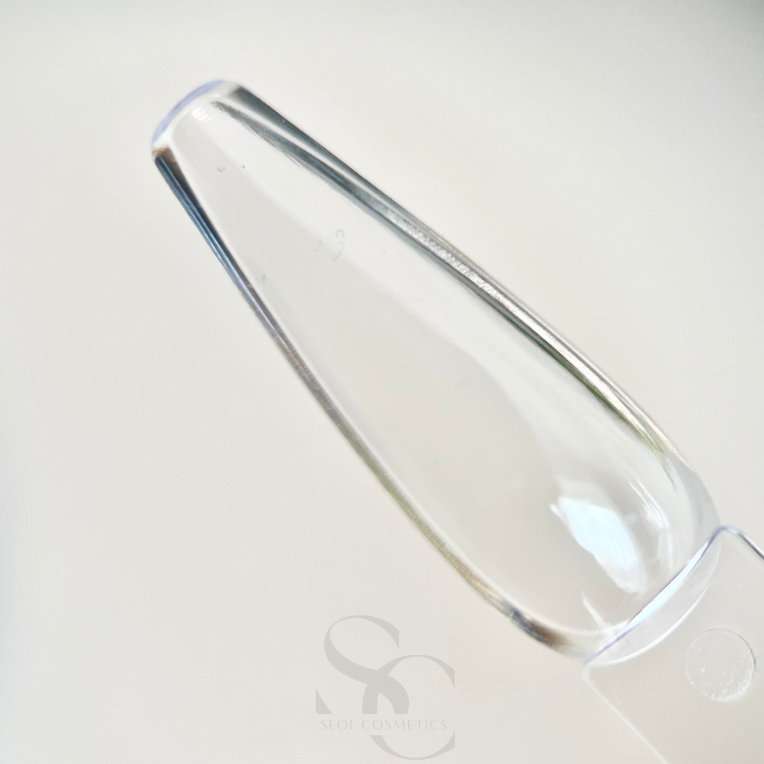 Ballerina Fächer-Sampler Transparent 50 Tips Farbsampler für Nagellacke