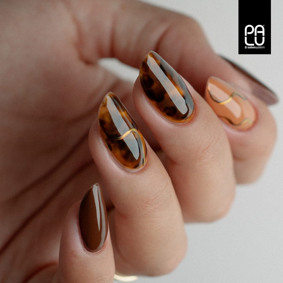 PALU Hybrid-Nagellack DU5 Dubai, 11 g, Braun