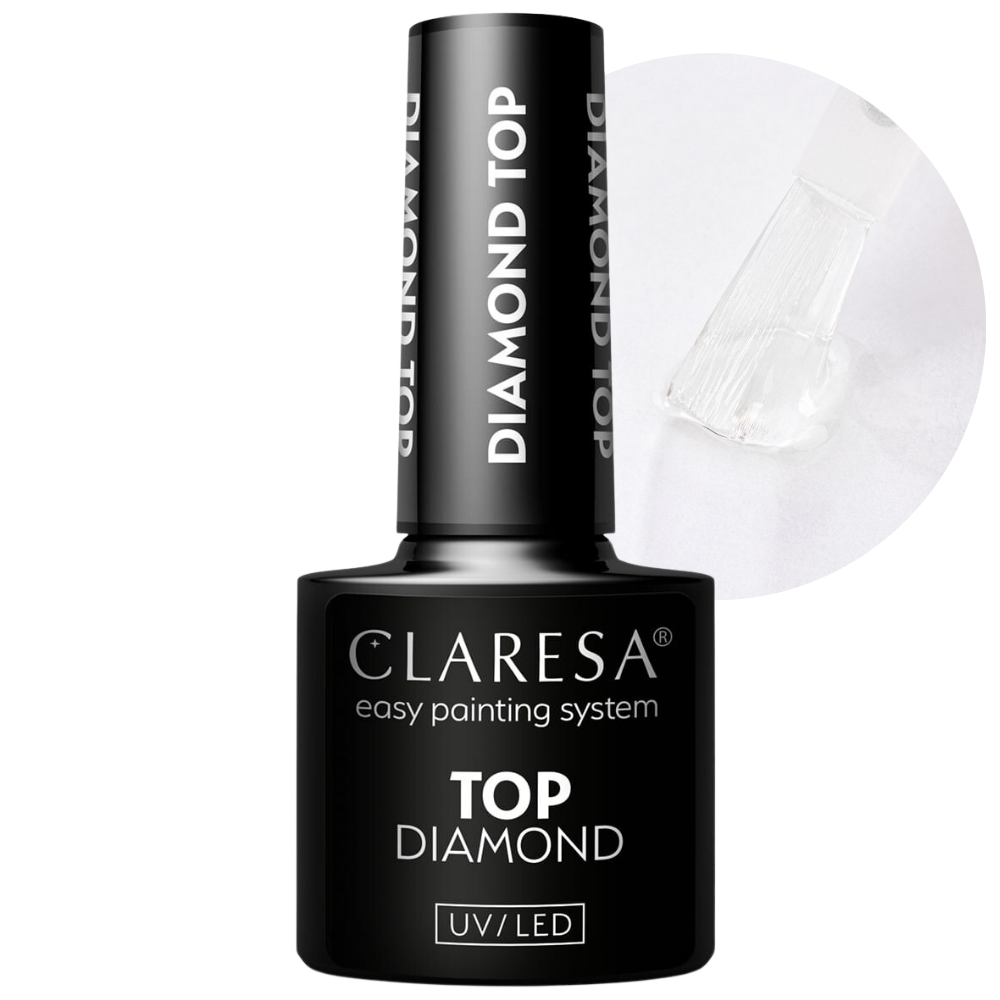 Claresa Top Diamond No Wipe Hybrid-Nagellack Diamantglanz