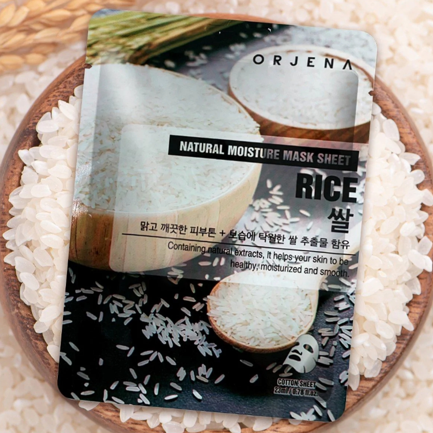 ORJENA Illuminating Rice Sheet Mask Asiatische Gesichtsmaske
