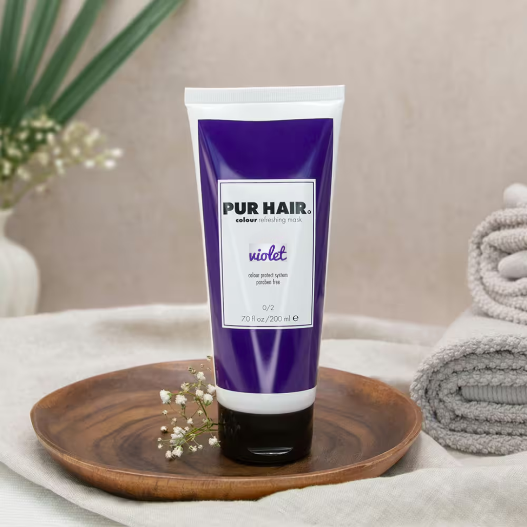 PUR HAIR Refreshing Mask Erfrischende Farbmaske für Haare VIOLETT 200ml