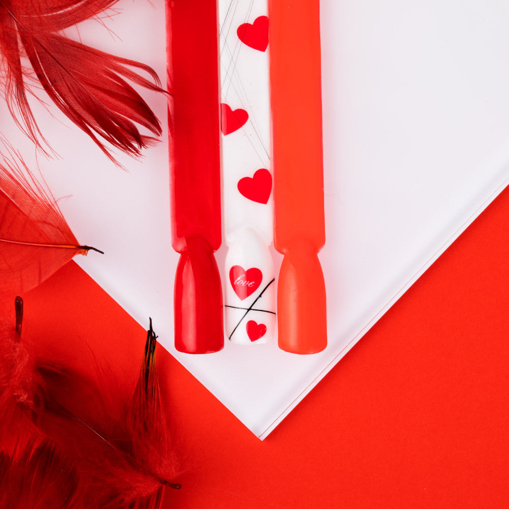 Nagelsticker selbstklebend Valentinstag HERZEN Z-D4214 Herzen