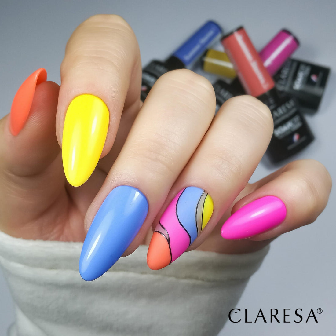 Claresa Hybrid Nagellack SUMMER STORIES 1 blau