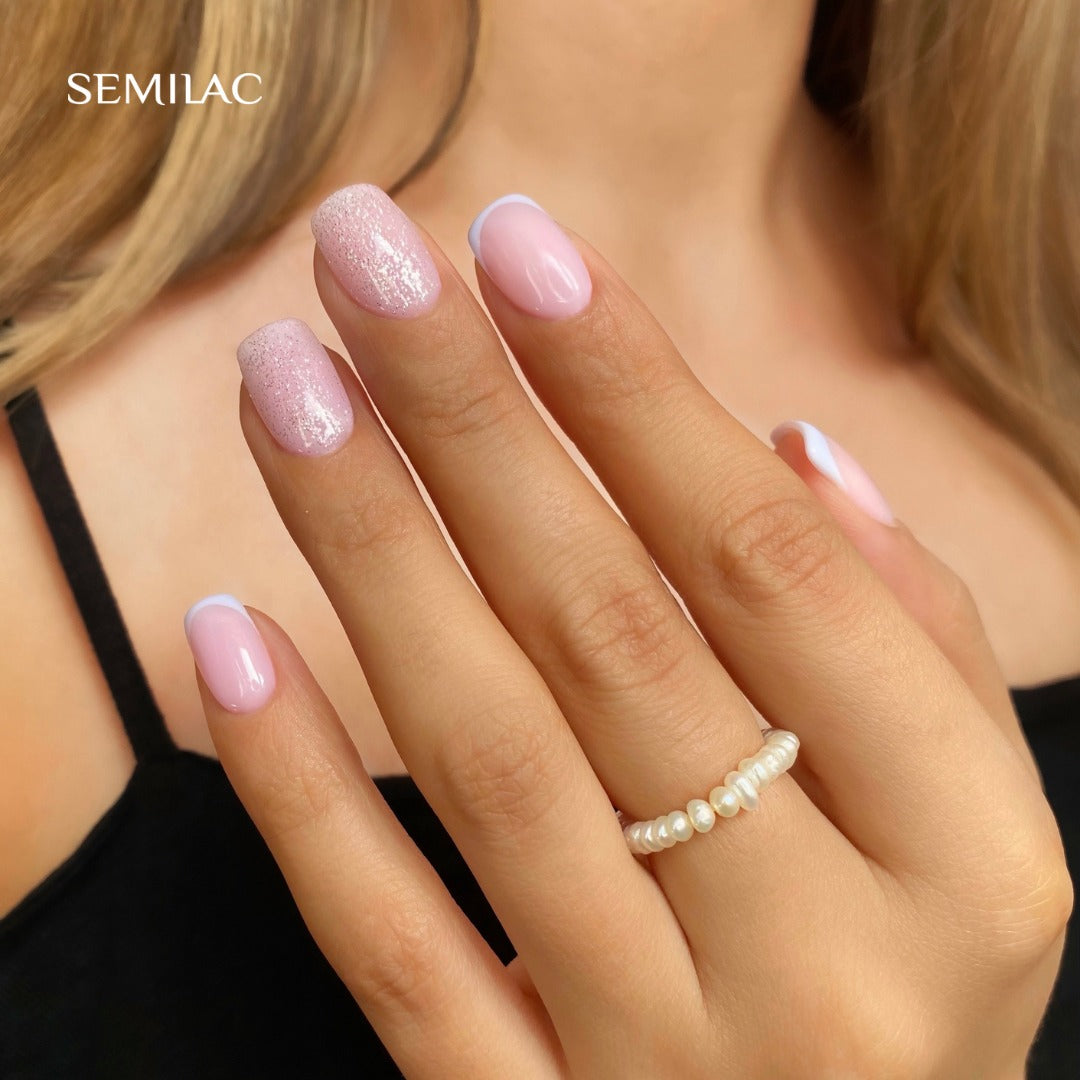SEMILAC 582 Natural Rose Hybrid-Nagellack, 7 ml