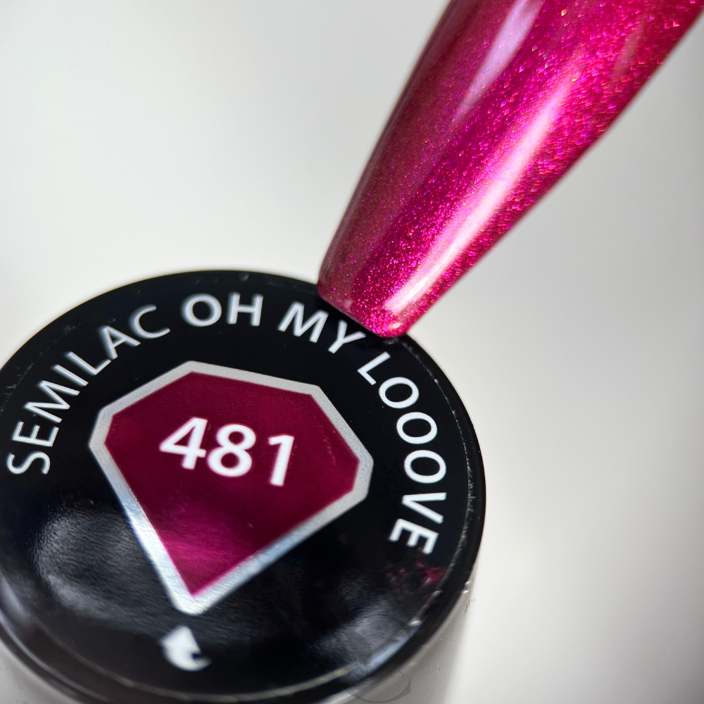 SEMILAC 481 Oh my Looove Hybrid-Nagellack Valentinstag, 7 ml