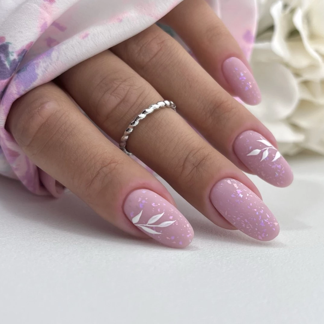 Semilac Top No Wipe Matt T27 Violet Galaxy Hybrid-Nagellack, 7 ml