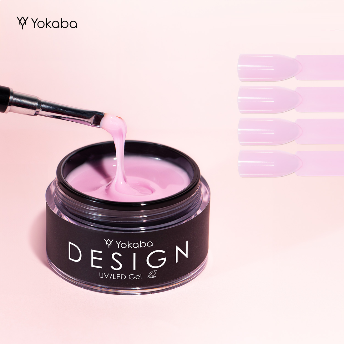 Yokaba DESIGN Nagelaufbau-Gel 09 ROSE MIST UV/LED 50ml