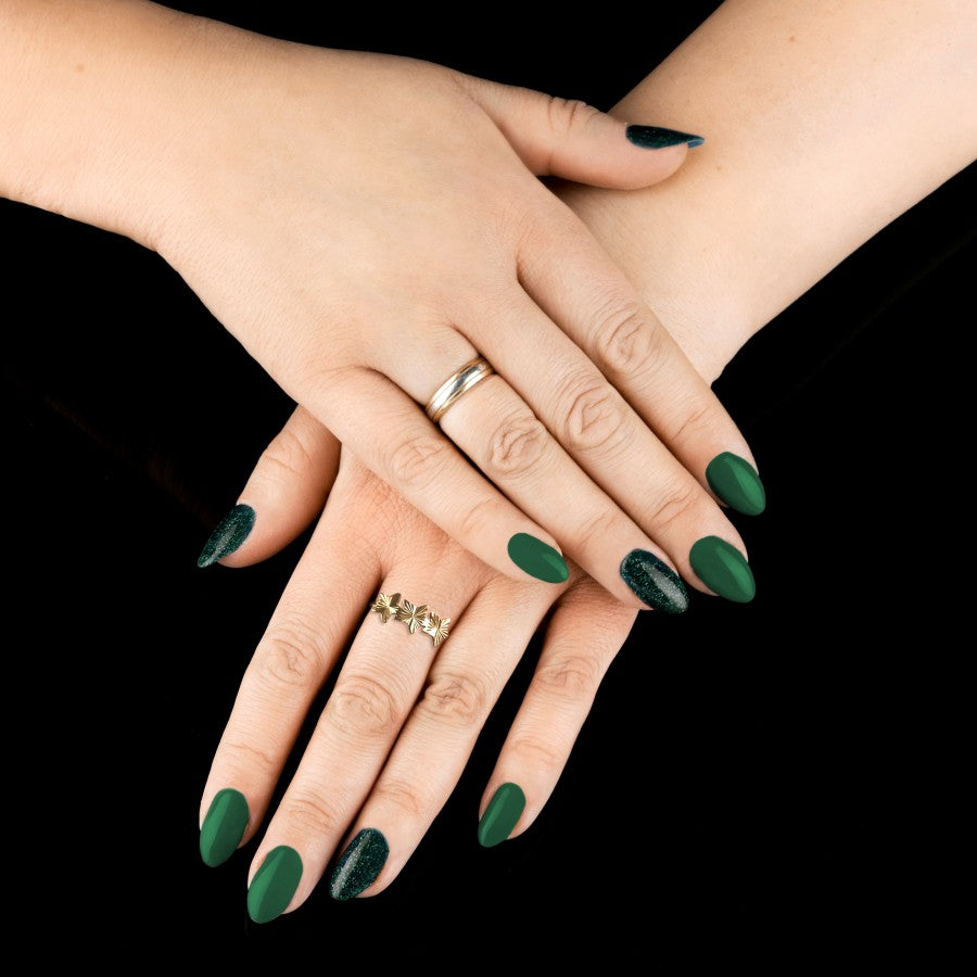 Manica Hybrid-Nagellack 100 Magical Emerald, LED/UV-Gel-Lack, 10 ml
