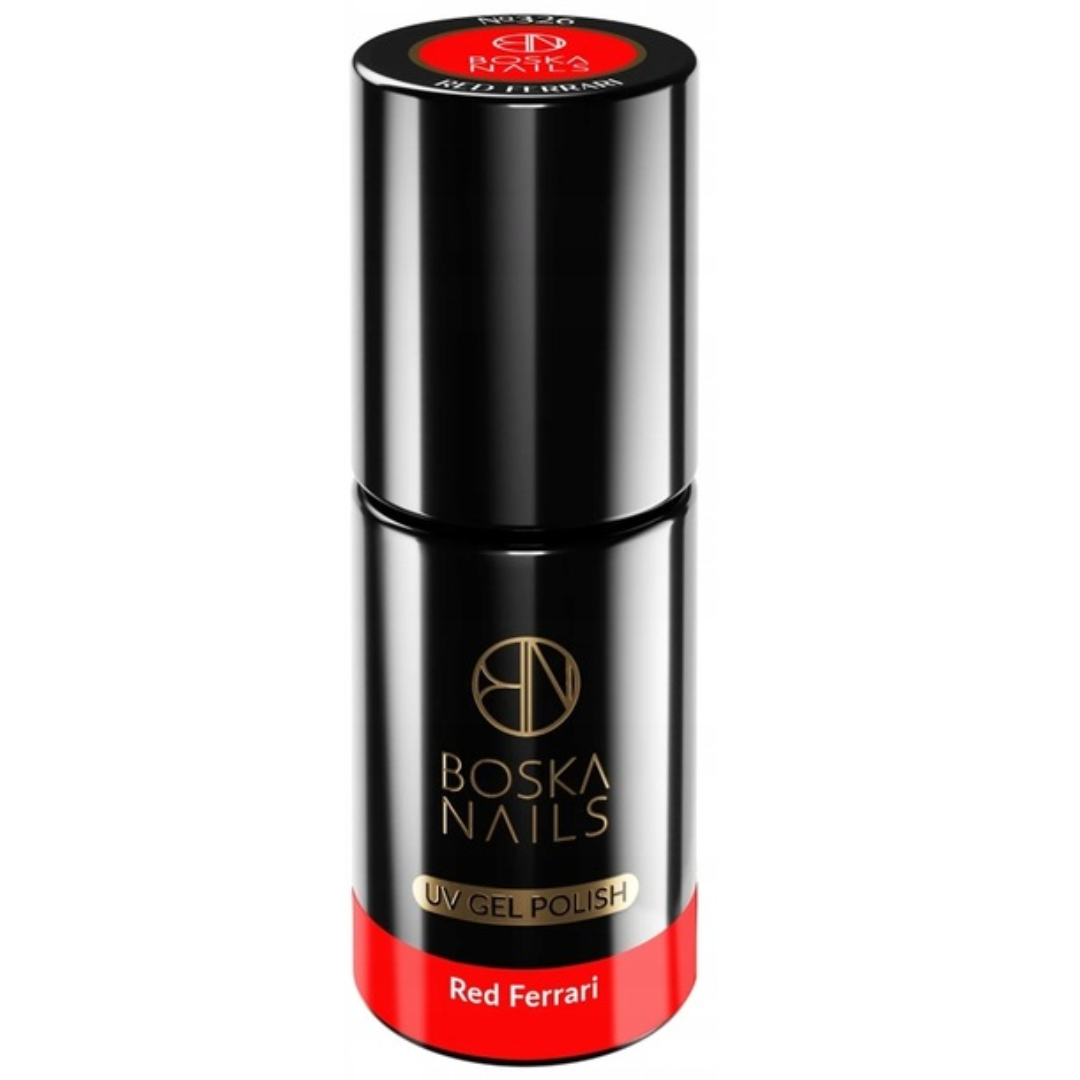 Boska Nails Hybrid Nagellack 326 Red Ferry rot 6ml