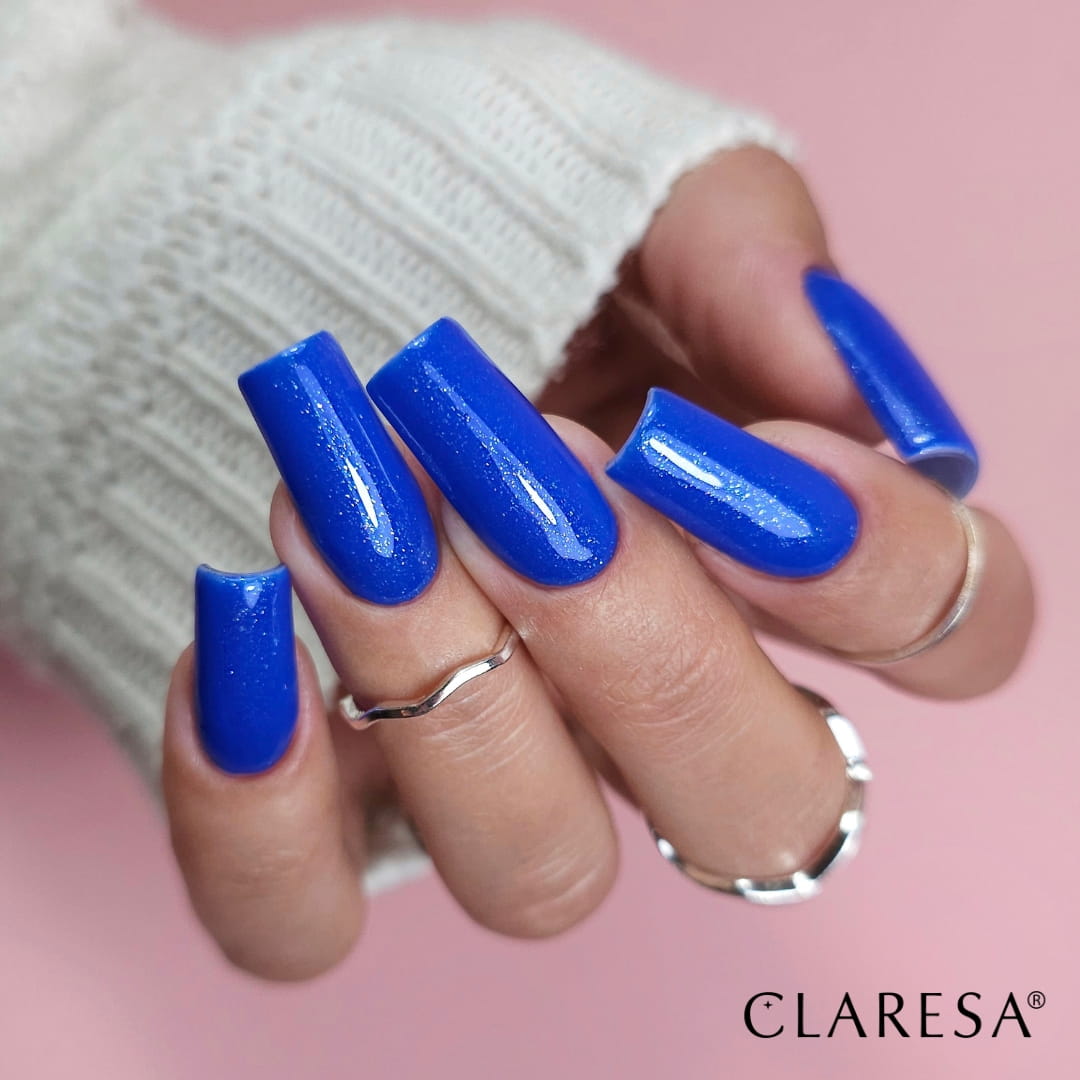 Claresa Hybrid Nagellack FUNKY DISCO 6 neonblau