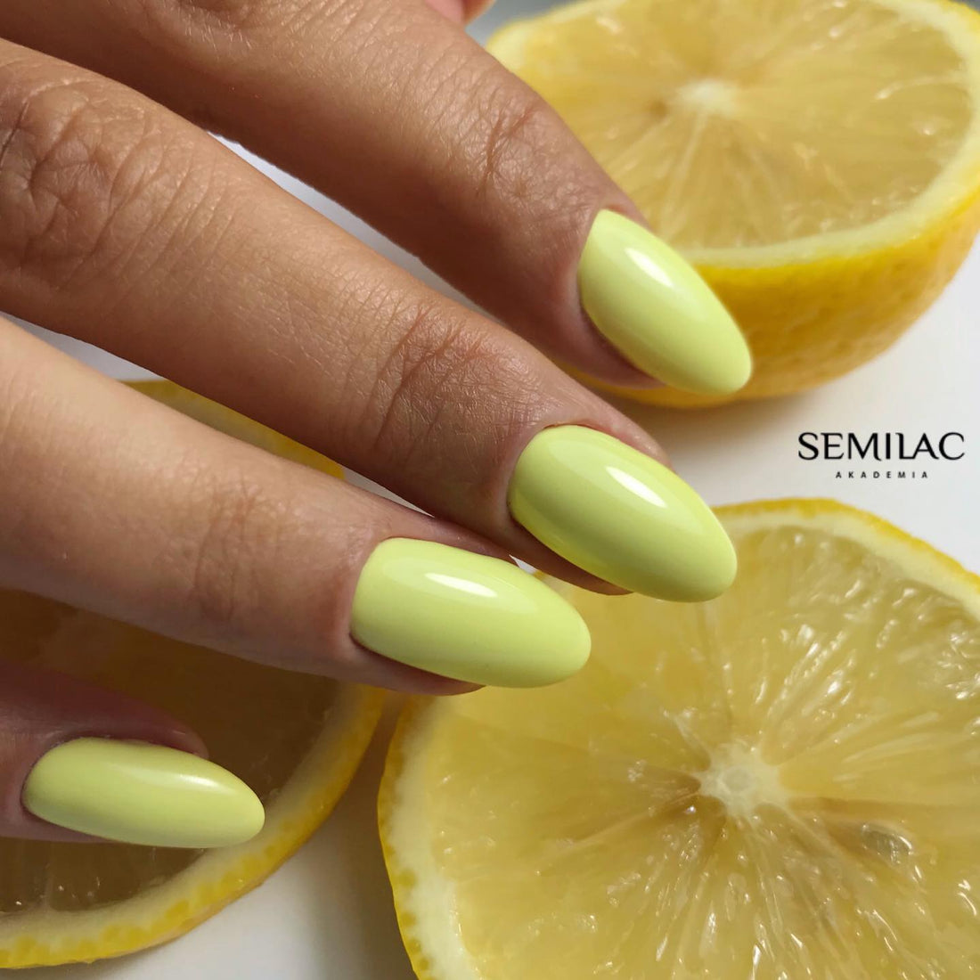 SEMILAC 023 Banana UV LED Hybrid-Nagellack, 7 ml