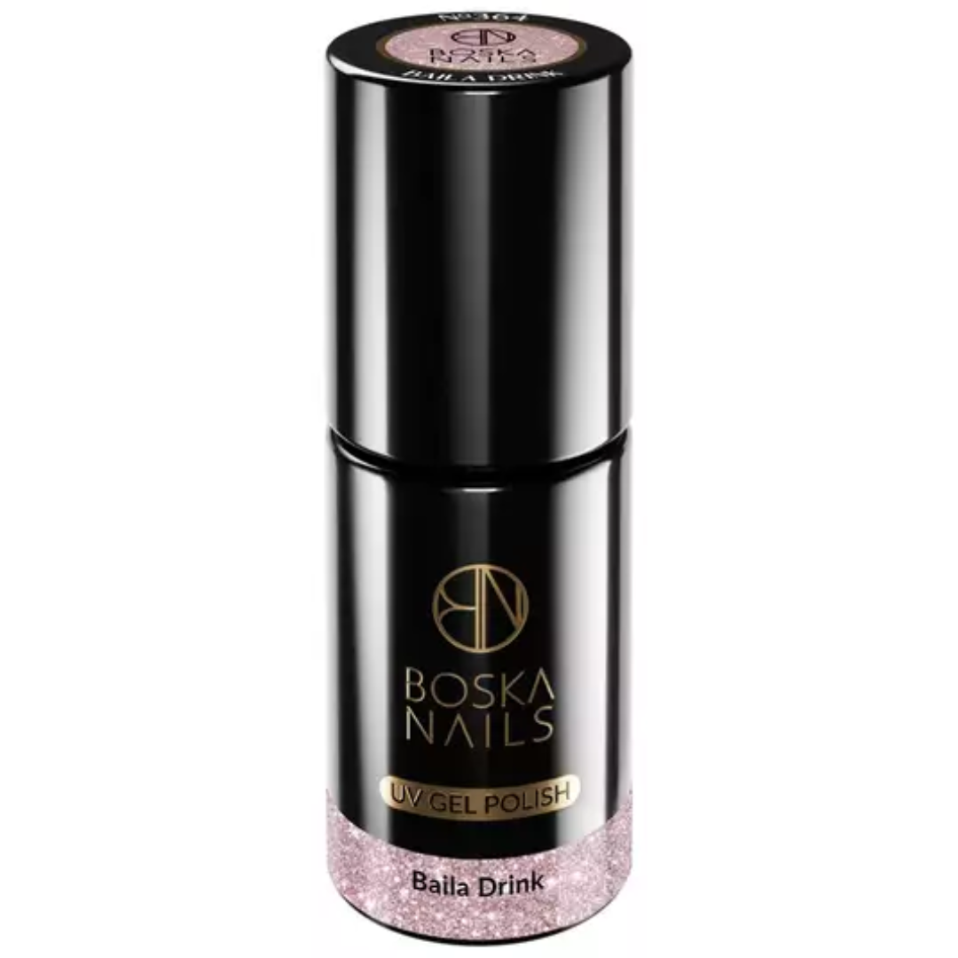 Boska Nails Hybrid-Nagellack 364 Baila Secret Glitter, 6 ml