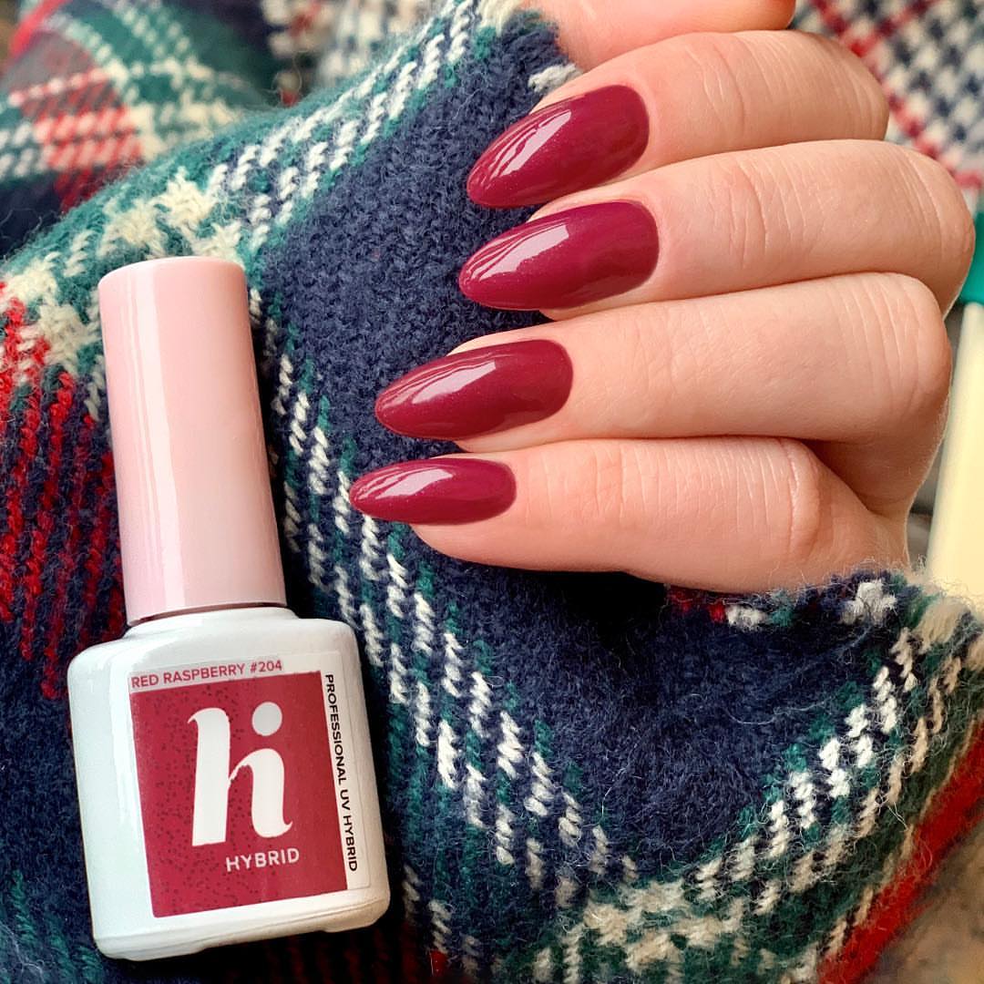 HI HYBRID #204 Hybrid-Nagellack, Rote Himbeere, 5 ml
