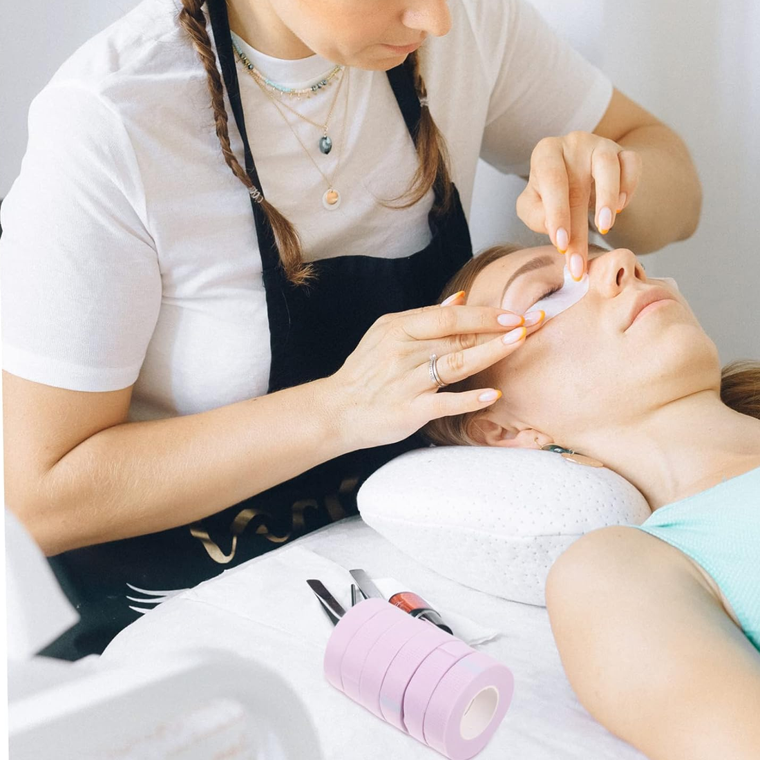 Perforiertes Wimpernverlängerungsband Lila Wimpernverlängerungsband